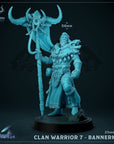 Clan Warrior - 3d Printed Miniature by Mammoth Factory