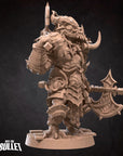 Dragonborn Barbarian - 3d Printed Miniature sculpted by Bite the Bullet