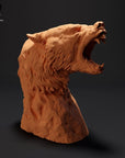 Black Bear - 3d Printed Bust by Animal Den