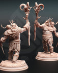 Droggod Ettin Savages - 3d Printed Miniature by DM Stash