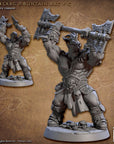 Blackcrag Mountain Orcs - Blackcrag Orcs - 3d Printed Miniature sculpted by Artisan Guild