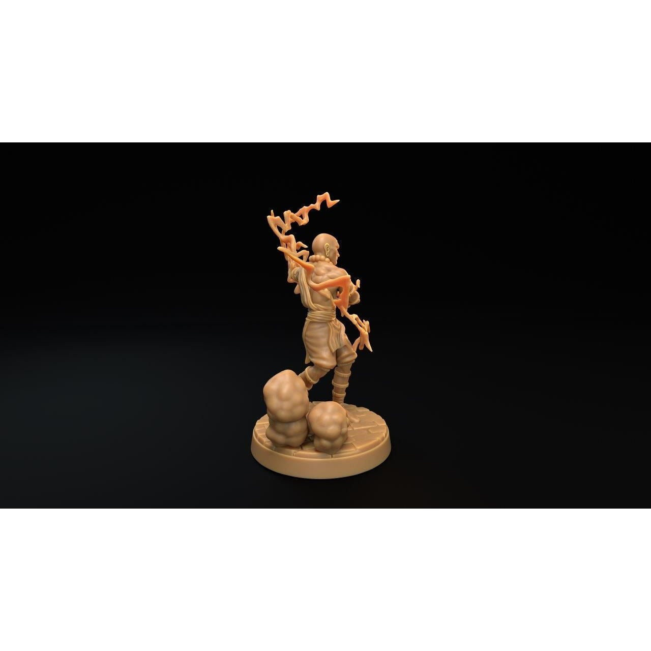 Jetsun, the Cleanser - 3d Printed Miniature by Dragon Trappers Lodge