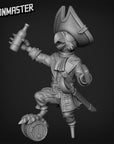 Male Pirate Parrot - 3d Printed Miniature Sculpted by Goon Master Games