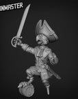 Male Pirate Parrot - 3d Printed Miniature Sculpted by Goon Master Games