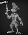 Male Pirate Parrot - 3d Printed Miniature Sculpted by Goon Master Games