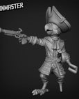 Male Pirate Parrot - 3d Printed Miniature Sculpted by Goon Master Games