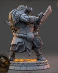 Yurth the Burrower - The Covenant of Blackthorn (Boarfolk) - 3d Printed Miniature sculpted by Daybreak Miniatures