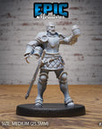 Knight Sir Tristan - 3d Printed by Epic Miniatures