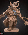 Hero Barbarian Male (Modular) - Bullet Hell Heroes - 3d Printed Miniature by Bite the Bullet