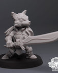 Fox Fighters - 3d Printed Miniature by DiceHeads