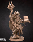 Dragonborn Sorcerer - 3d Printed Miniature sculpted by Bite the Bullet