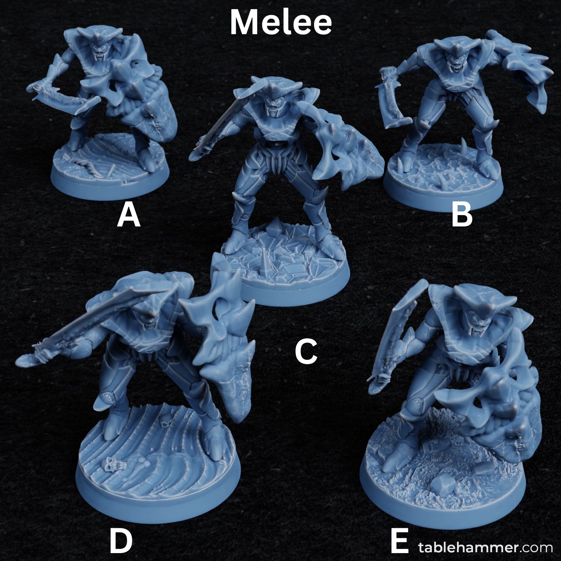 Voidborne Elites - Voidborne Demons - Modular 3d Printed Miniatures by Tablehammer