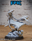 Tribe Green Witch - 3d Printed Miniature Sculpted by Epic Miniatures