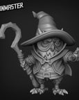 Owlfolk Mage - 3d Printed Miniature by Goon Master Games