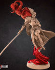 Morgana, Scarlet Goddess - 3d Printed Miniature sculpted by Bite the Bullet