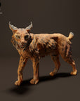 Iberian Lynx - 3d Printed 1/24 Scale Miniature by Animal Den