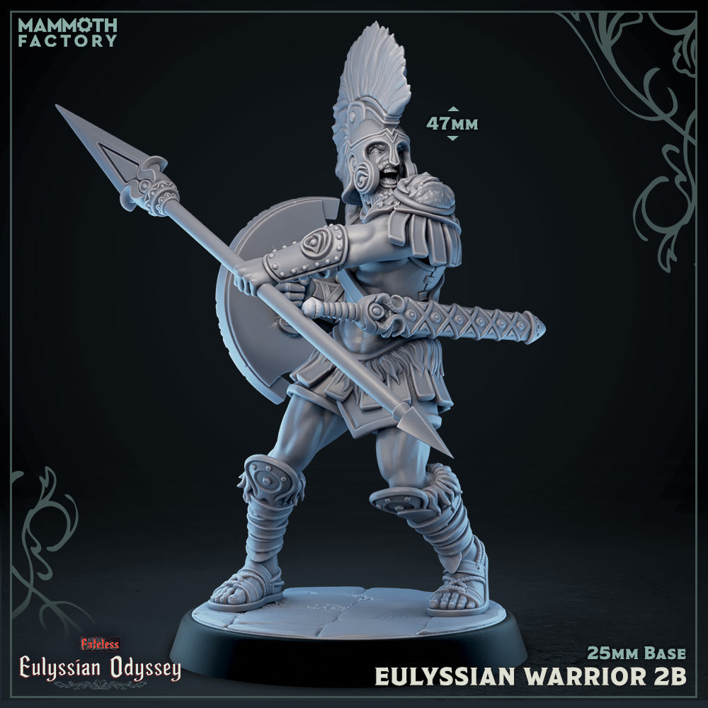 a figurine of a warrior with a sword
