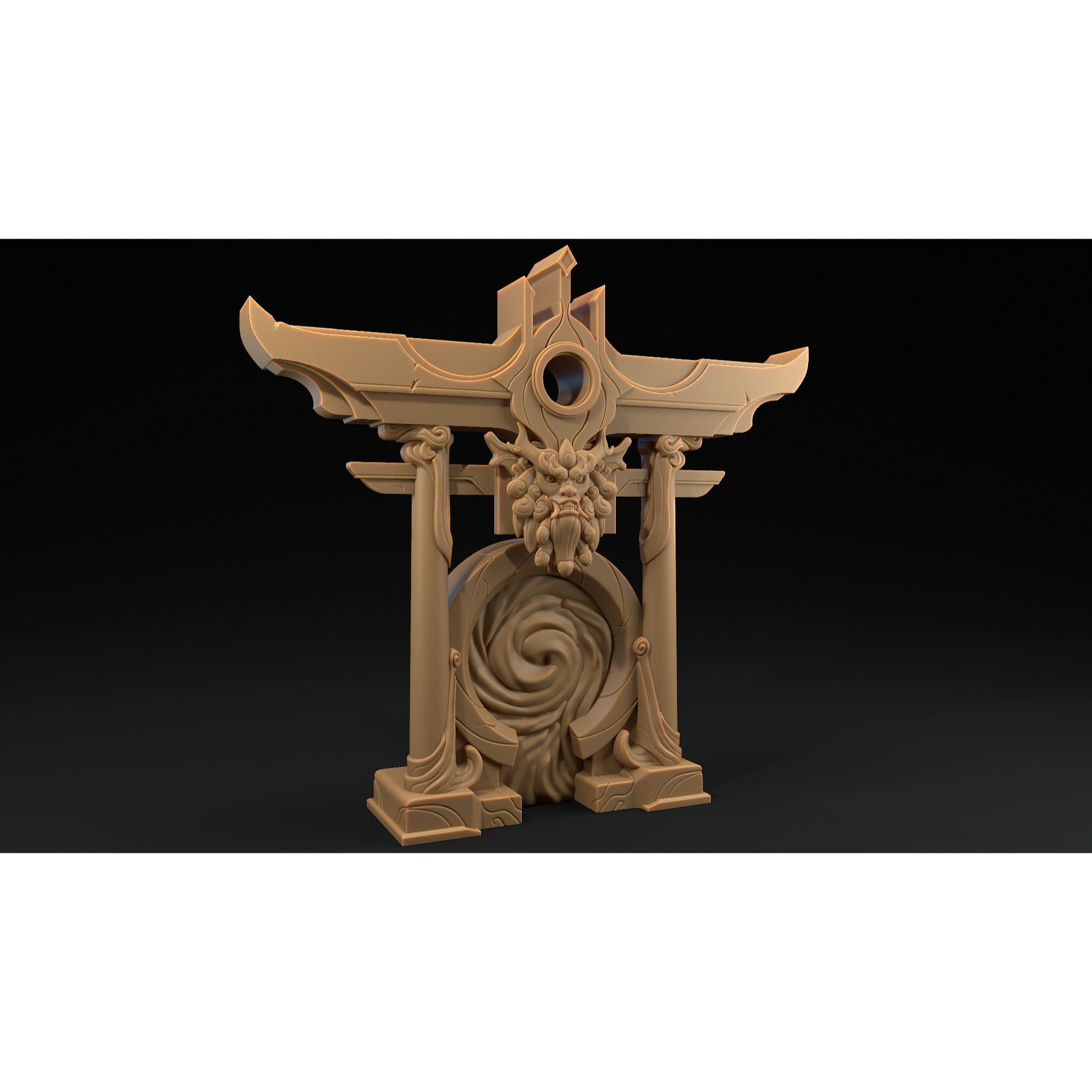 Tori Gate- Chosen of the Kami - 3d Printed Miniature by Dragon Trappers Lodge