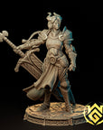 Duskgate Champion - 3d Printed Miniature by The Witchguild