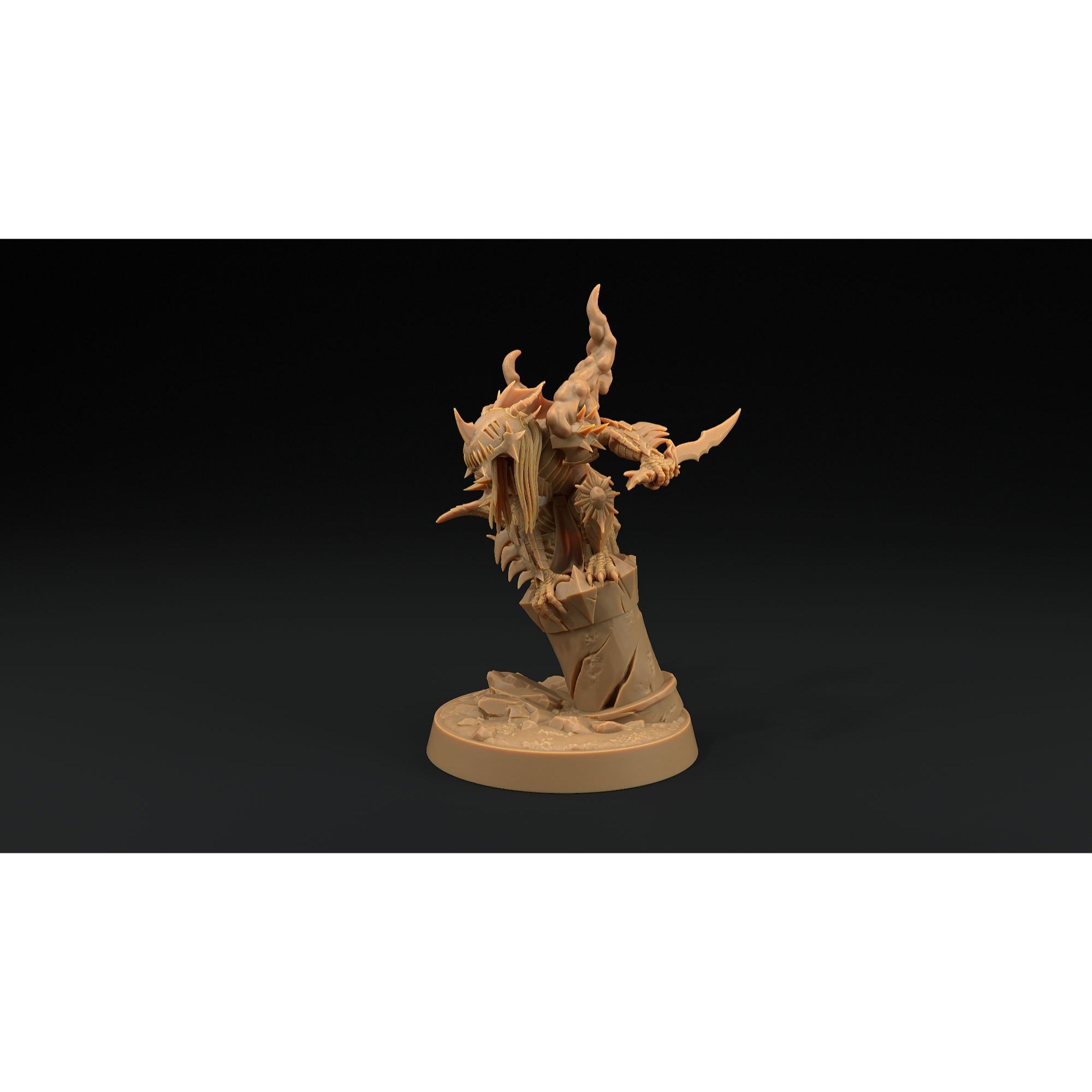 Desecrator (Hero Unit) - Fiends of Incandriox - 3d Printed Miniature by Dragon Trappers Lodge