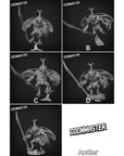 Beetle Spear Warriors - 3d Printed Miniature by Goon Master Games