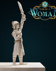 Halfling Paladin Ansira - 3d Printed Miniature by DND Is A Woman