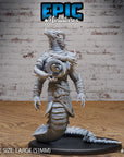 Naga Sorcerer - 3d Printed Miniature Sculpted by Epic Miniatures