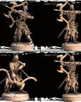 Skeleton Archers - Army of Darkness Skeletons - 3d Printed Miniature Sculpted by Monolith Arts