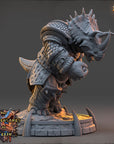 Zuund Freke - Anthrosaurs of Triju - 3d Printed Miniature sculpted by Daybreak Miniatures