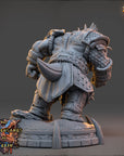 Zuund Freke - Anthrosaurs of Triju - 3d Printed Miniature sculpted by Daybreak Miniatures