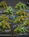 Sanguine Hunters - Dark Legions - 3d Printed Miniature Sculpted by Clay Beast Creations