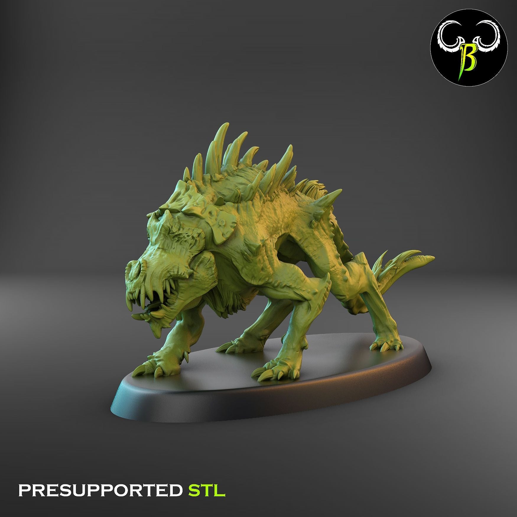 Sanguine Hunters - Dark Legions - 3d Printed Miniature Sculpted by Clay Beast Creations