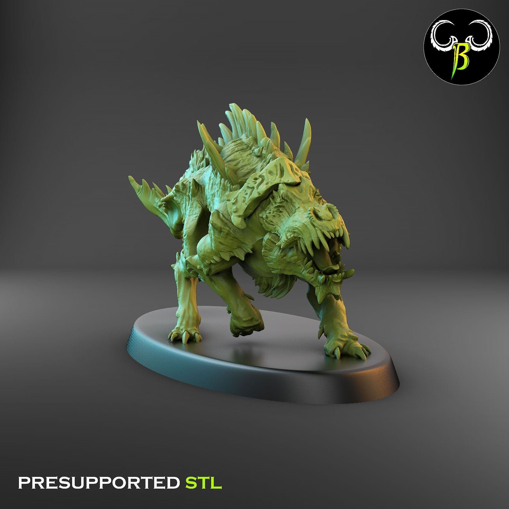 Sanguine Hunters - Dark Legions - 3d Printed Miniature Sculpted by Clay Beast Creations