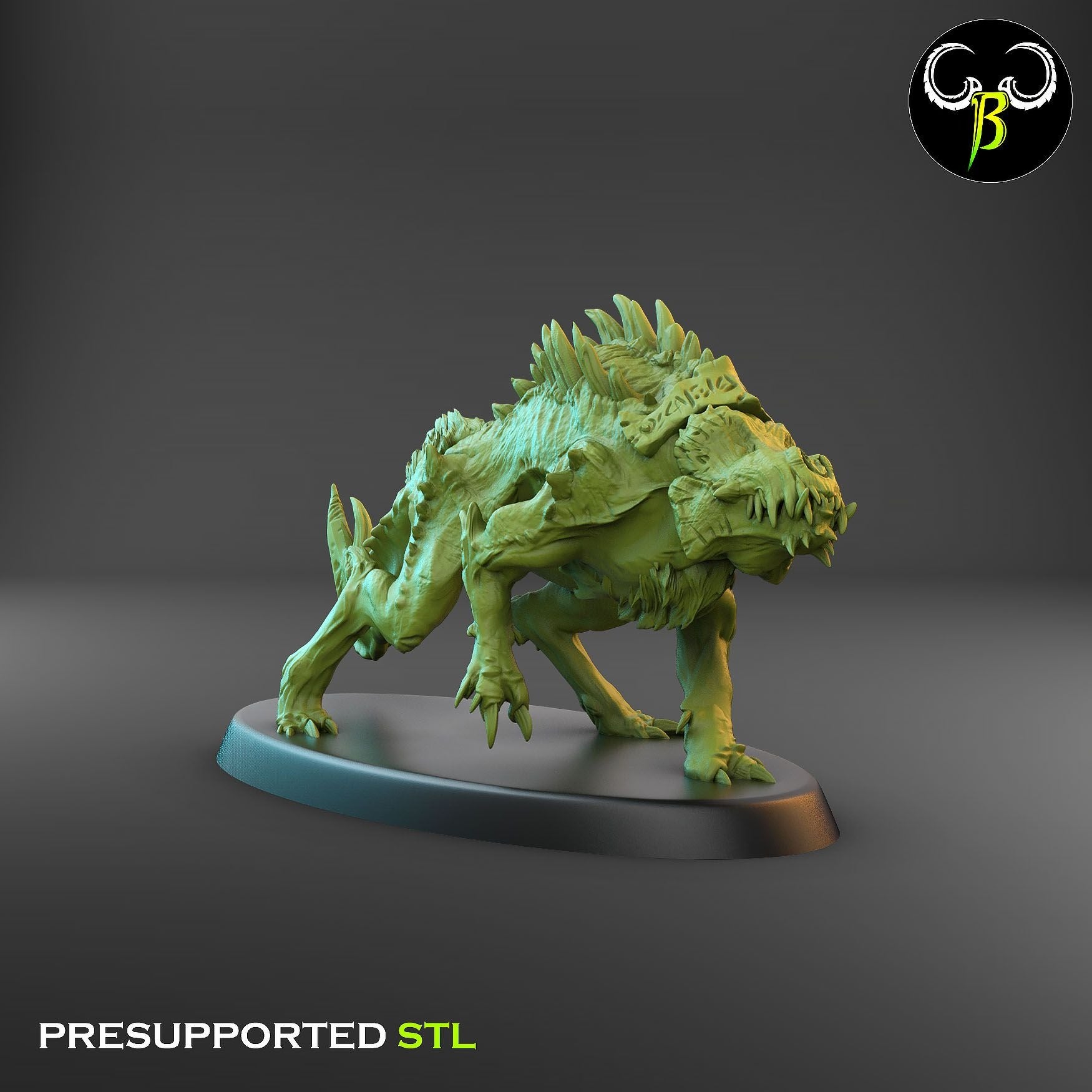 Sanguine Hunters - Dark Legions - 3d Printed Miniature Sculpted by Clay Beast Creations