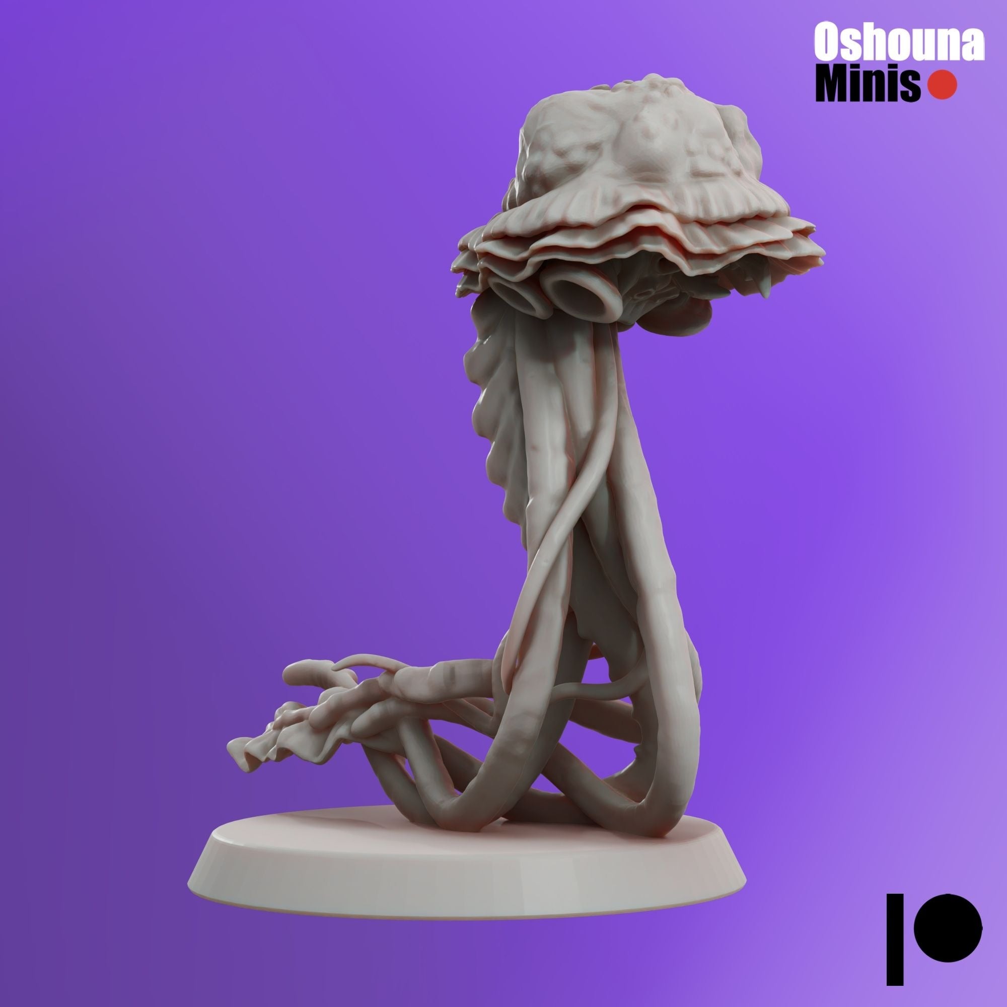 Giant Jellyfish - 3d Printed Miniature by OshounaMinis