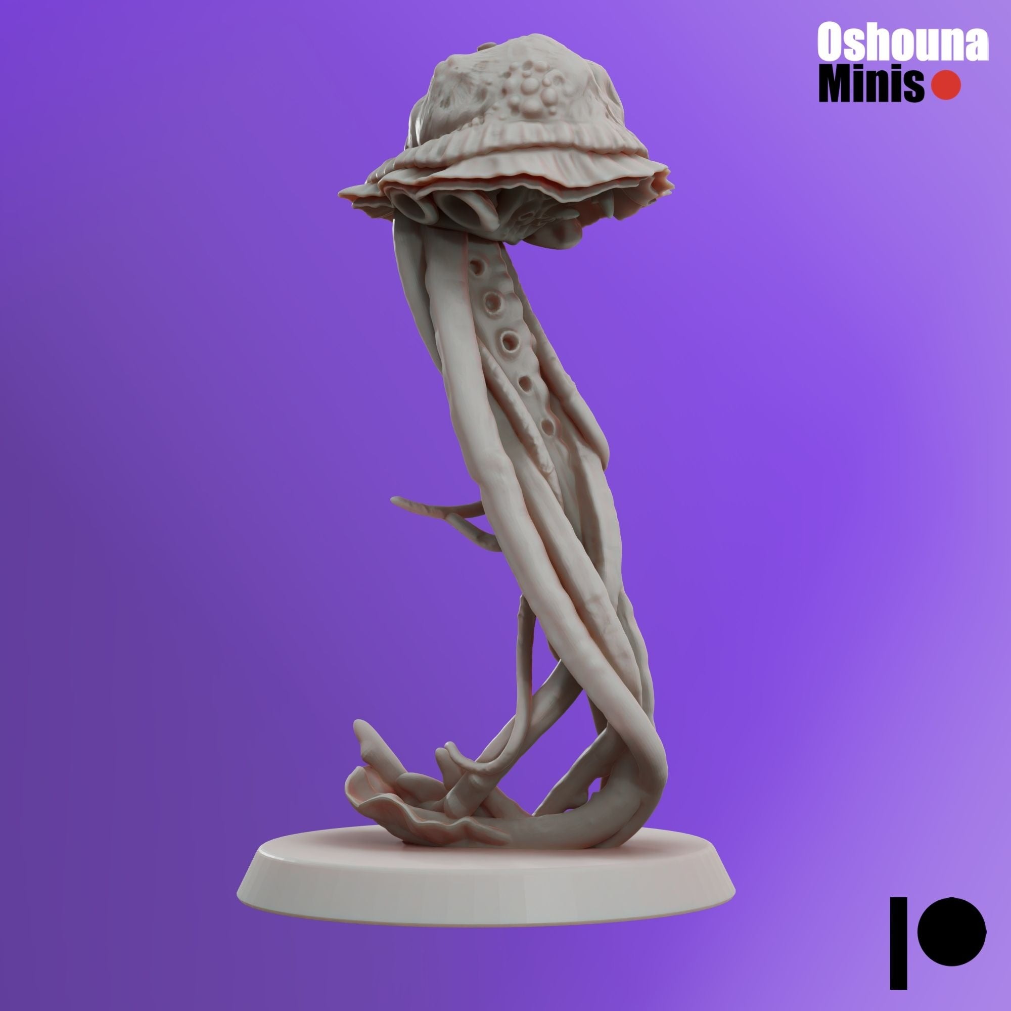 Giant Jellyfish - 3d Printed Miniature by OshounaMinis