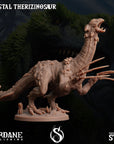 Crystal Therizinosaur - Dino Domination - 3d Printed Miniature Sculpted by Sordane Publishing