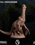 Crystal Therizinosaur - Dino Domination - 3d Printed Miniature Sculpted by Sordane Publishing