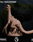 Crystal Therizinosaur - Dino Domination - 3d Printed Miniature Sculpted by Sordane Publishing