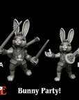 Bunny Bard - 3d Printed Miniature by Printed Encounter