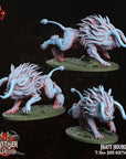 Beast Hounds - 3d Printed Miniature by Crippled God Foundry