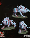 Beast Hounds - 3d Printed Miniature by Crippled God Foundry