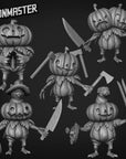 Lumpkins, Pumpkinfolk - 3d Printed Miniature Sculpted by Goon Master Games