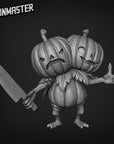 Lumpkins, Pumpkinfolk - 3d Printed Miniature Sculpted by Goon Master Games