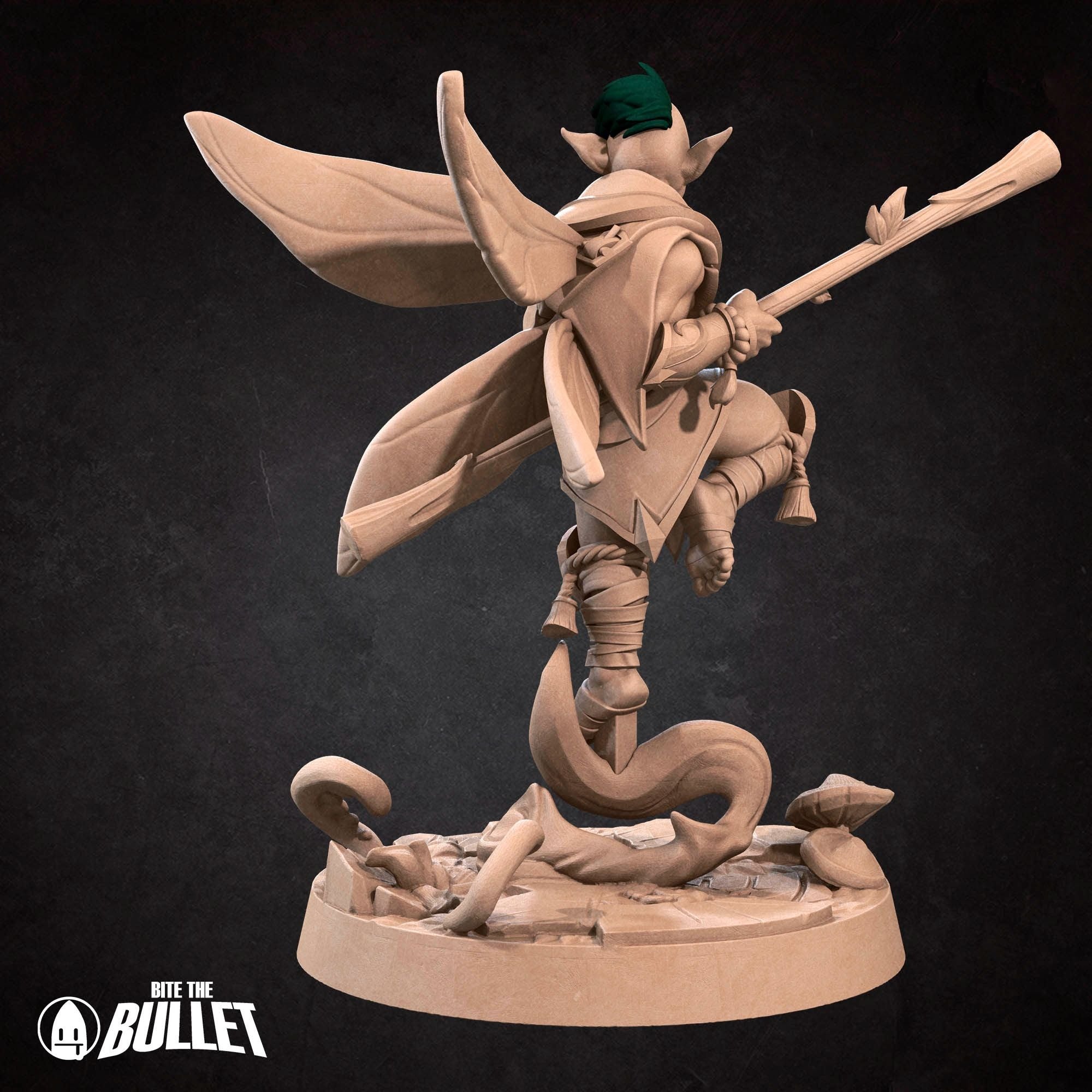Pixie Monk - Pixies - 3d Printed Miniature sculpted by Bite the Bullet