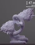 Coatl (Couatl) - Fantastic Creatures - 3d Printed Miniature Sculpted by Cast N Play