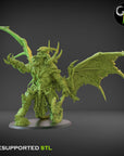 Ascended Dreadlord - Fallen Beasts - 3d Printed Miniature Sculpted by Clay Beast Creations