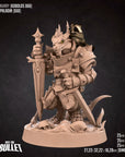 Kobold Paladin - Kobold DND - 3d Printed Miniature sculpted by Bite the Bullet