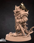 Kobold Paladin - Kobold DND - 3d Printed Miniature sculpted by Bite the Bullet