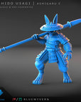 Ashigaru CD - Bushido Usagi - 3d Printed Miniature Sculpted by Blue Wyvern